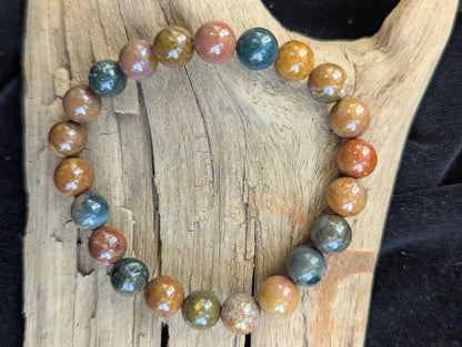 Ocean Jasper Bracelet — 8mm & 10mm