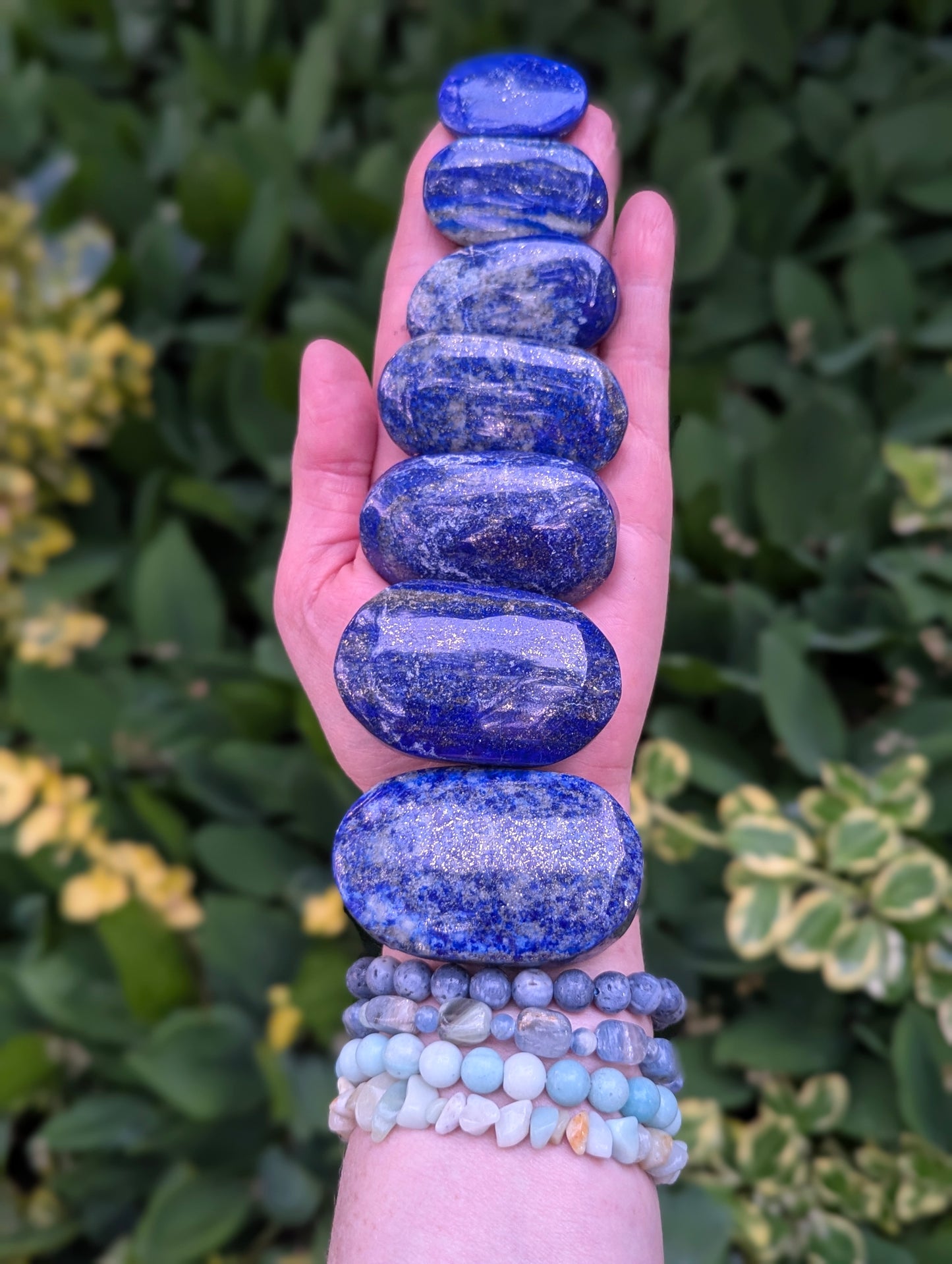 Lapis Lazuli Palm Stone | Multiple Sizes |