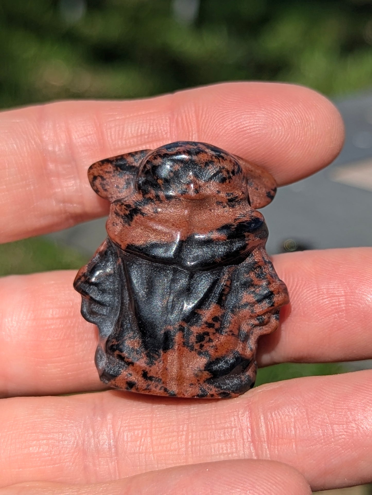 Tiny Grogu Mineral Totem ~ 1" | Intuition, Innocence & Galactic Magic