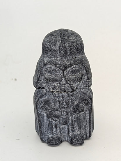 Matte Black Obsidian Darth Vader - small 2.4"