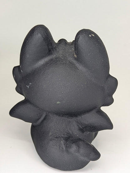 Toothless Night Fury and Luna Light Fury Dragons - Carved Minerals