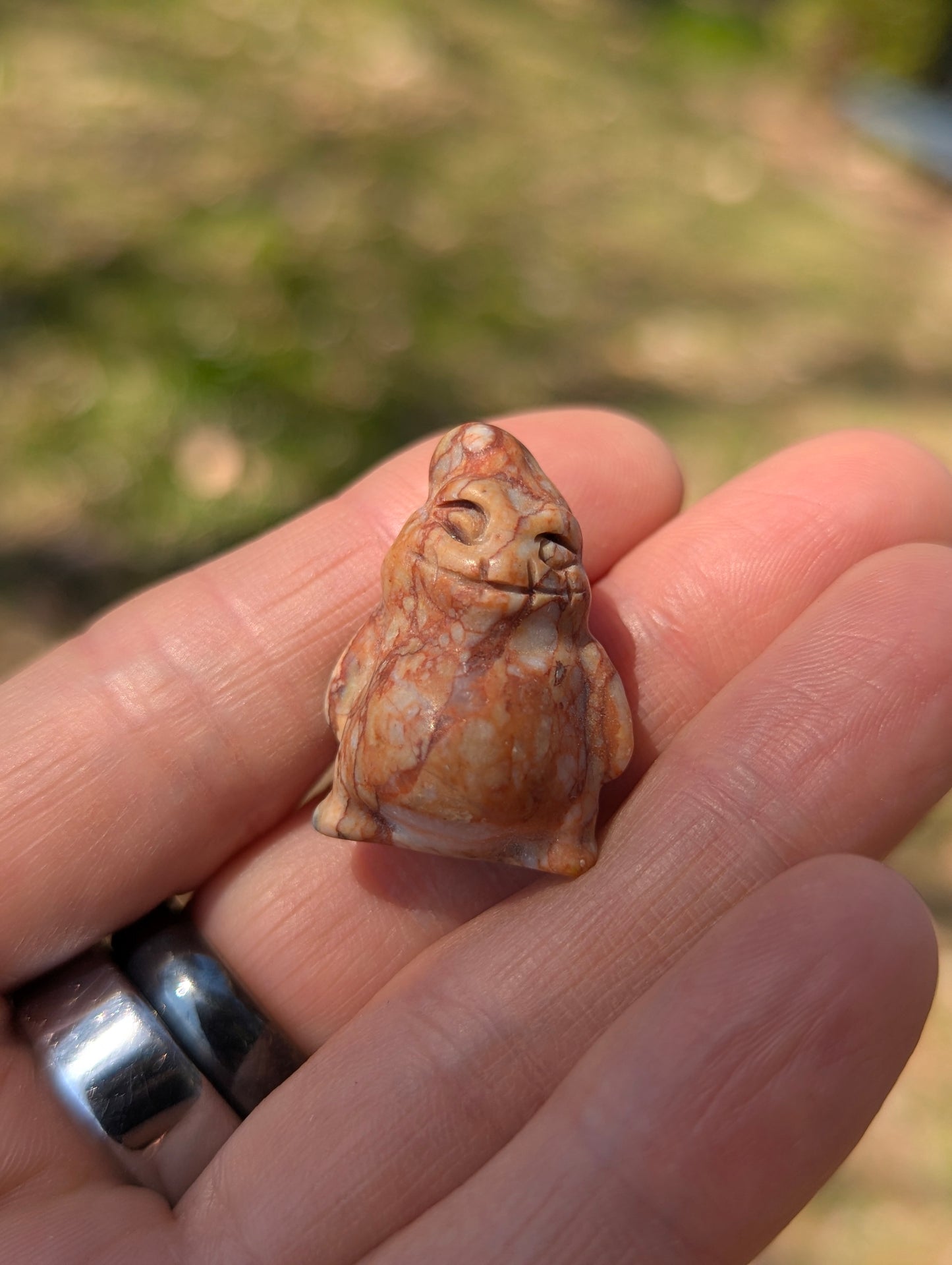 Tiny Oogie Boogie Mineral Totem ~ 1"