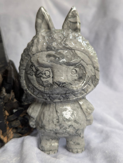 Labubu Mineral Carvings ~ 6.7in., 1.1kg