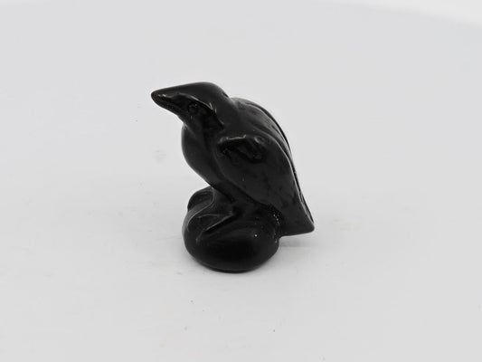 Tiny Raven Spirit Totem ~ 1" | Messenger of Transformation - Legacy Crystals and Minerals