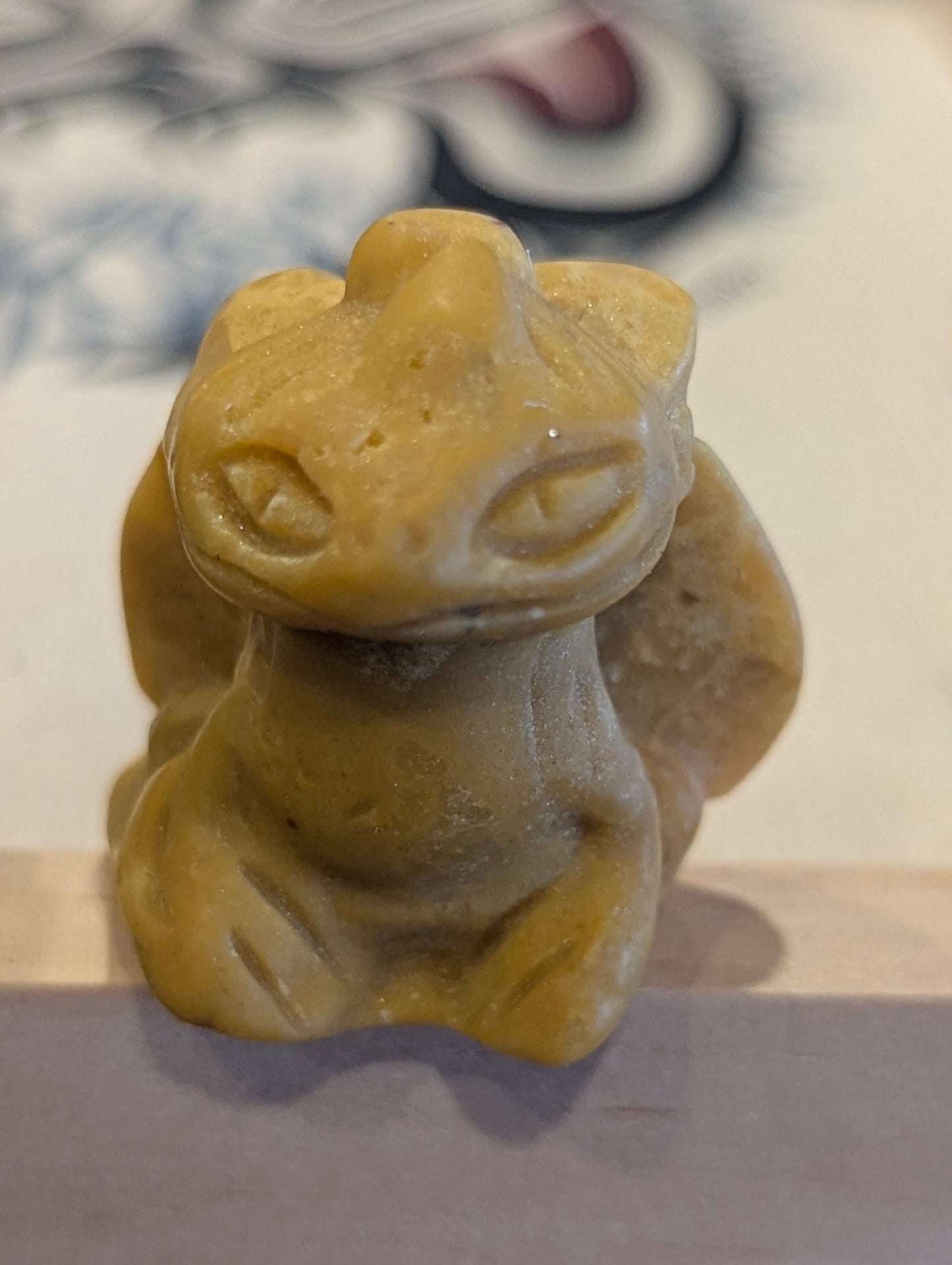 Tiny Toothless Night Fury Dragon Mineral Totem ~ 1"