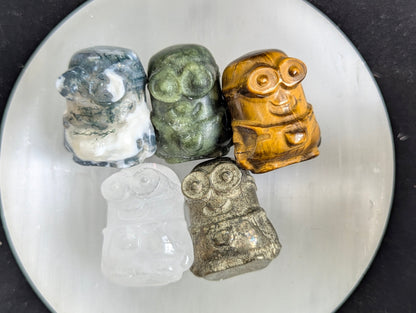Tiny Minion Mineral Totem ~ 1"