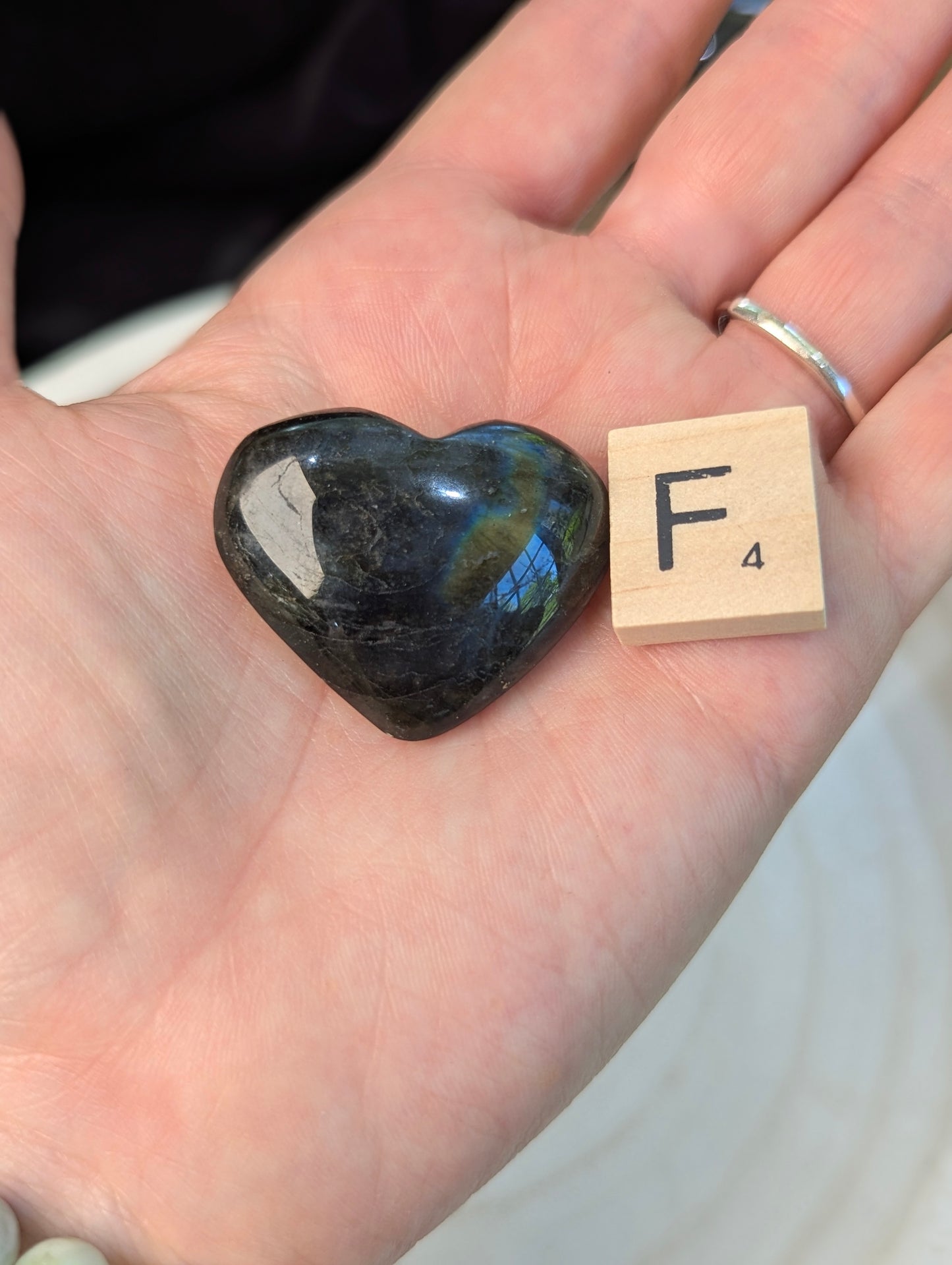 Labradorite Hearts