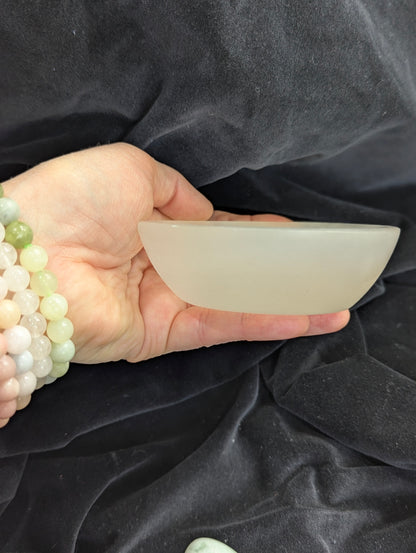 Luminous Selenite Charging & Cleansing Dishes &  Bowls