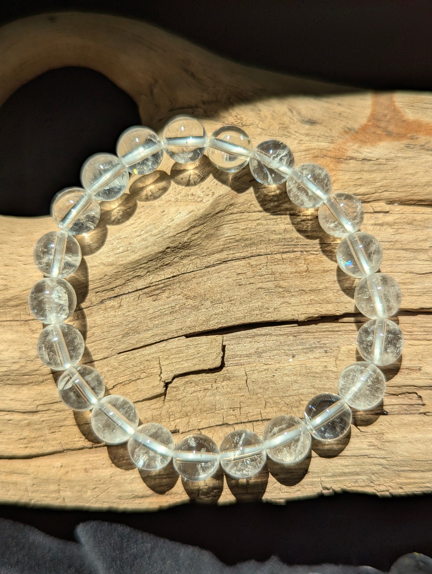 Clear Quartz Bracelet — Chip, 6mm, 8mm & 12mm Beads | The Master Healing Stone