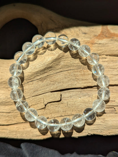 Clear Quartz Bracelet — Chip, 6mm, 8mm & 12mm Beads | The Master Healing Stone