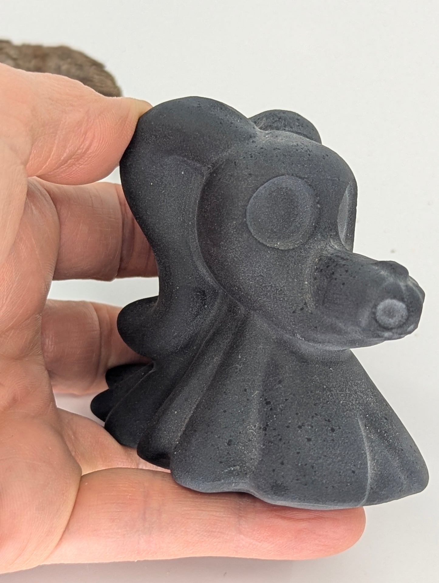 Zero Ghost Dog - Nightmare Before Christmas - Matte Black Obsidian Carving