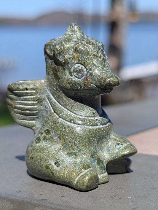Unicorn Pegasus Alicorn Pegacorn Unapeg Mythical Character - Carved Unakite