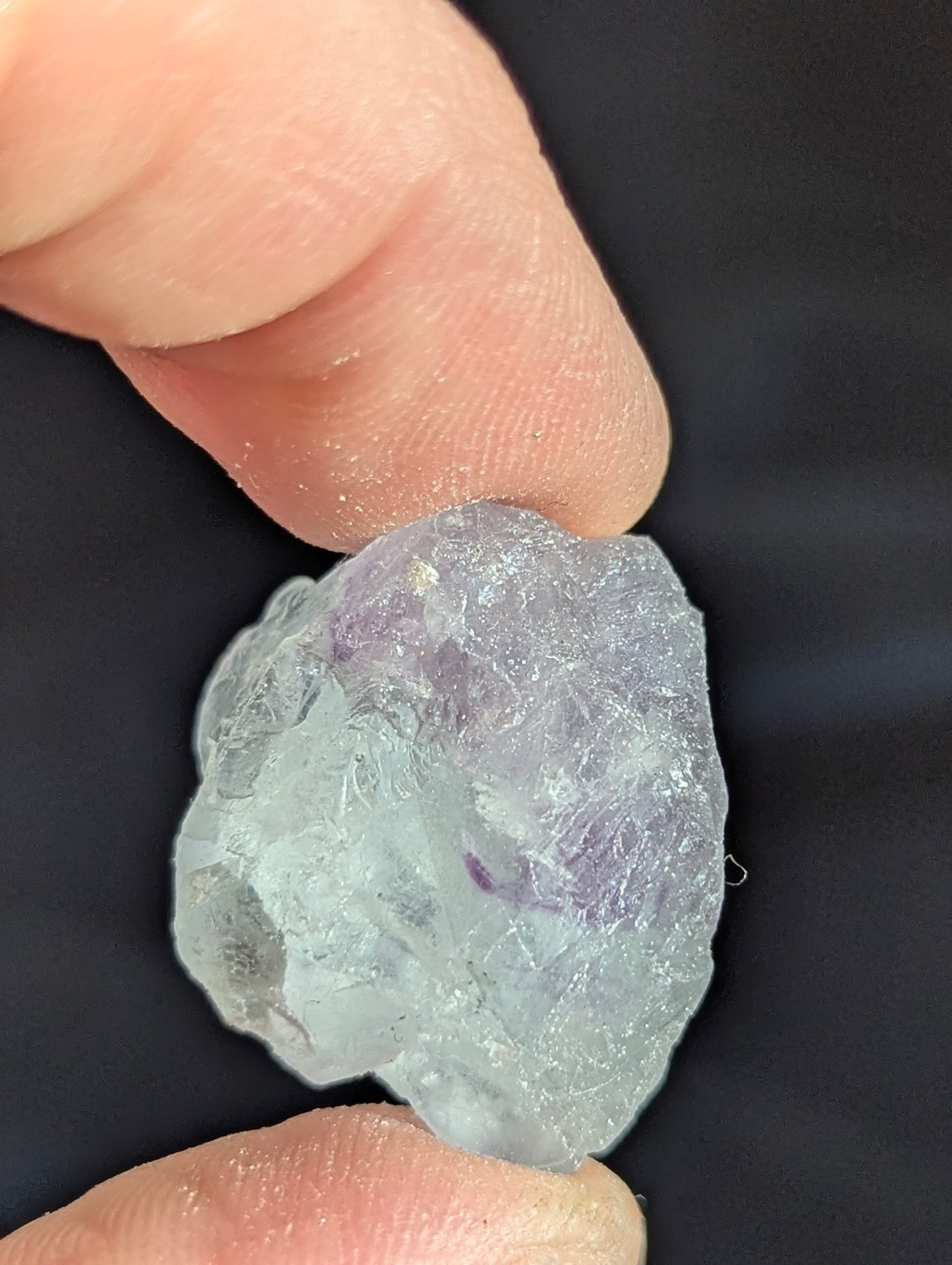 YGX Fluorite Pieces - UV Reactive - ~ 25g, 2-3 pieces
