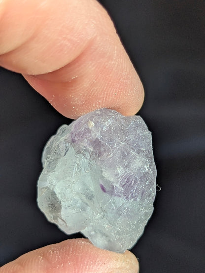 YGX Fluorite Pieces - UV Reactive - ~ 25g, 2-3 pieces