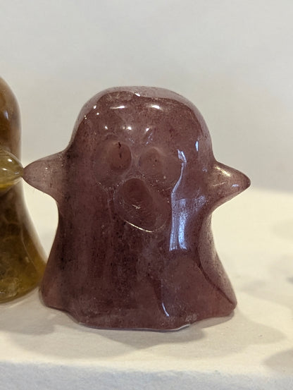 Tiny Ghost Mineral Totem ~ 1"