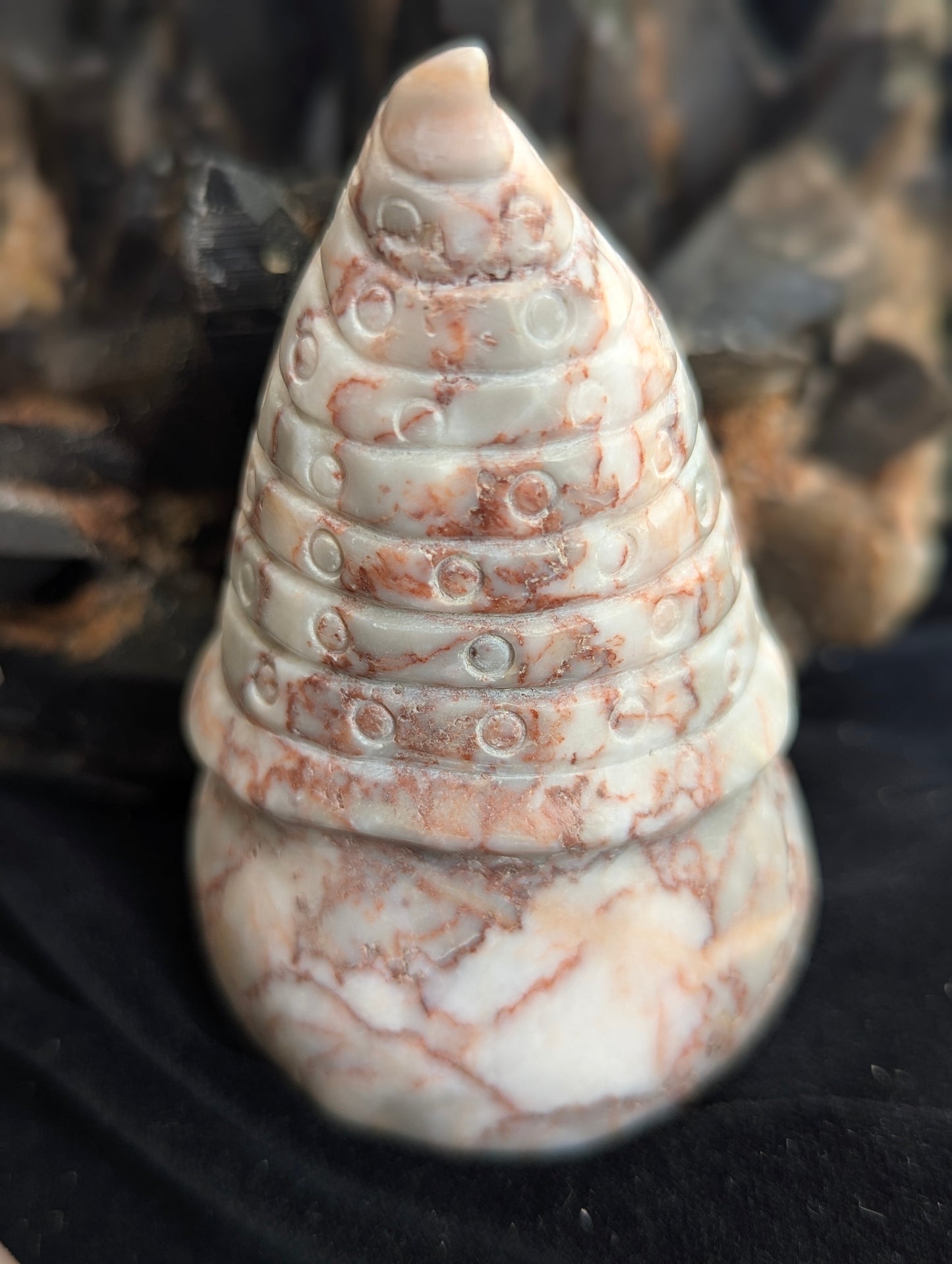 Red Vein Jasper Gnome ~ 3in, 255g