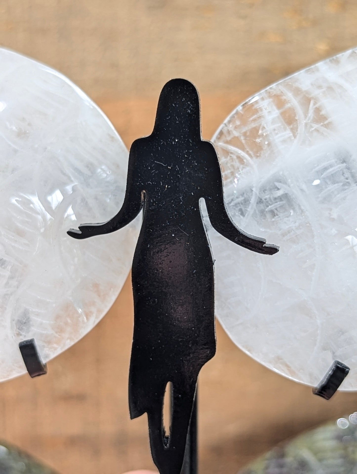 Guardian Angel Crystal Wing Silhouette
