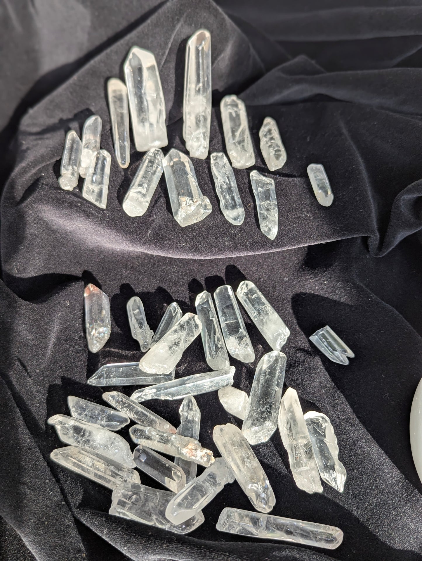 Polished Clear Quartz Points | Amplification, Clarity, Alignment | ~ 25g, 2-3 Quartz Points