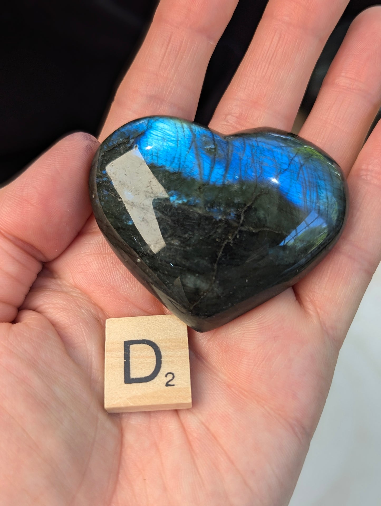 Labradorite Hearts