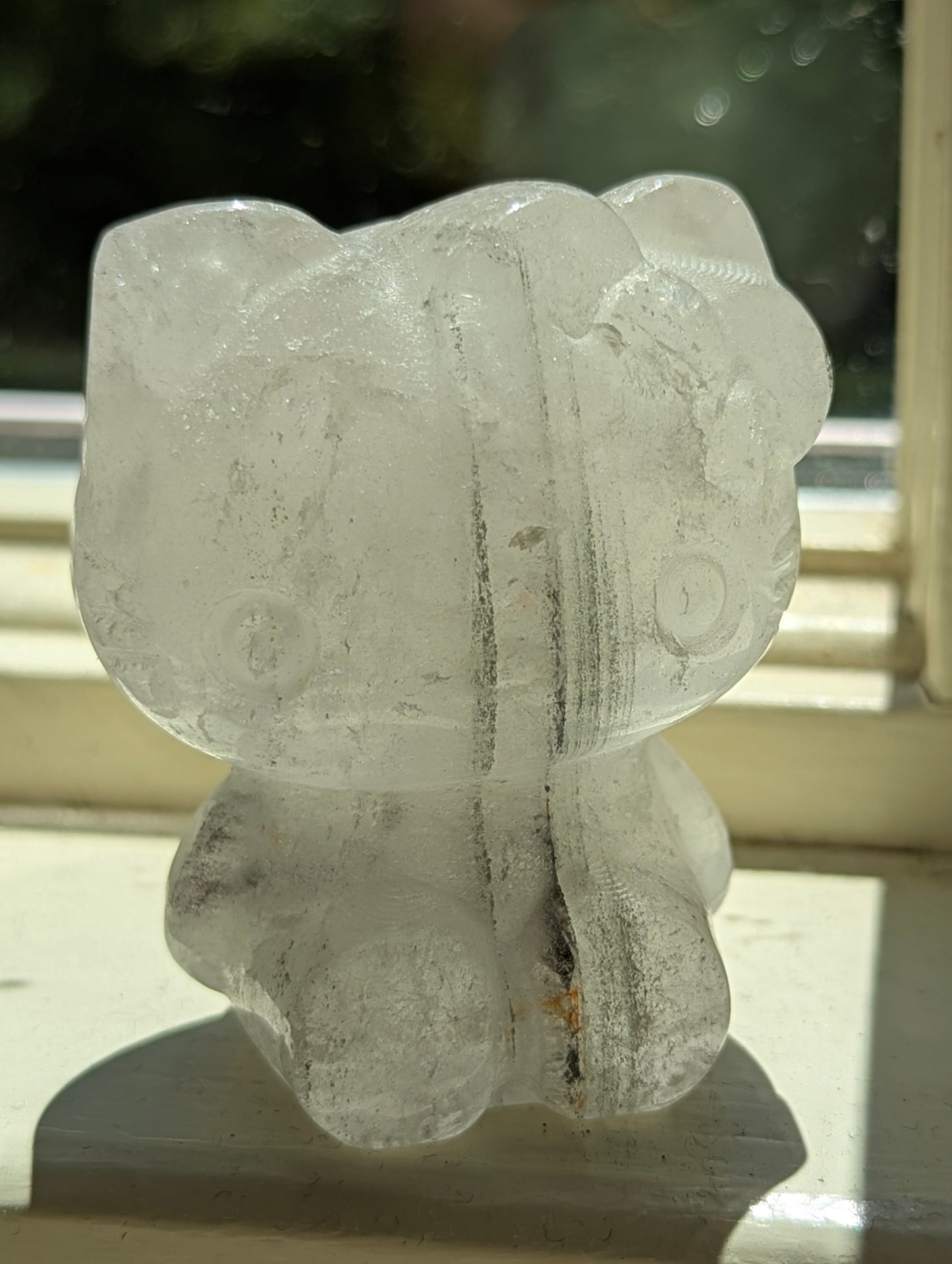 Hello Kitty Crystal Carving - choose your mineral – 40mm