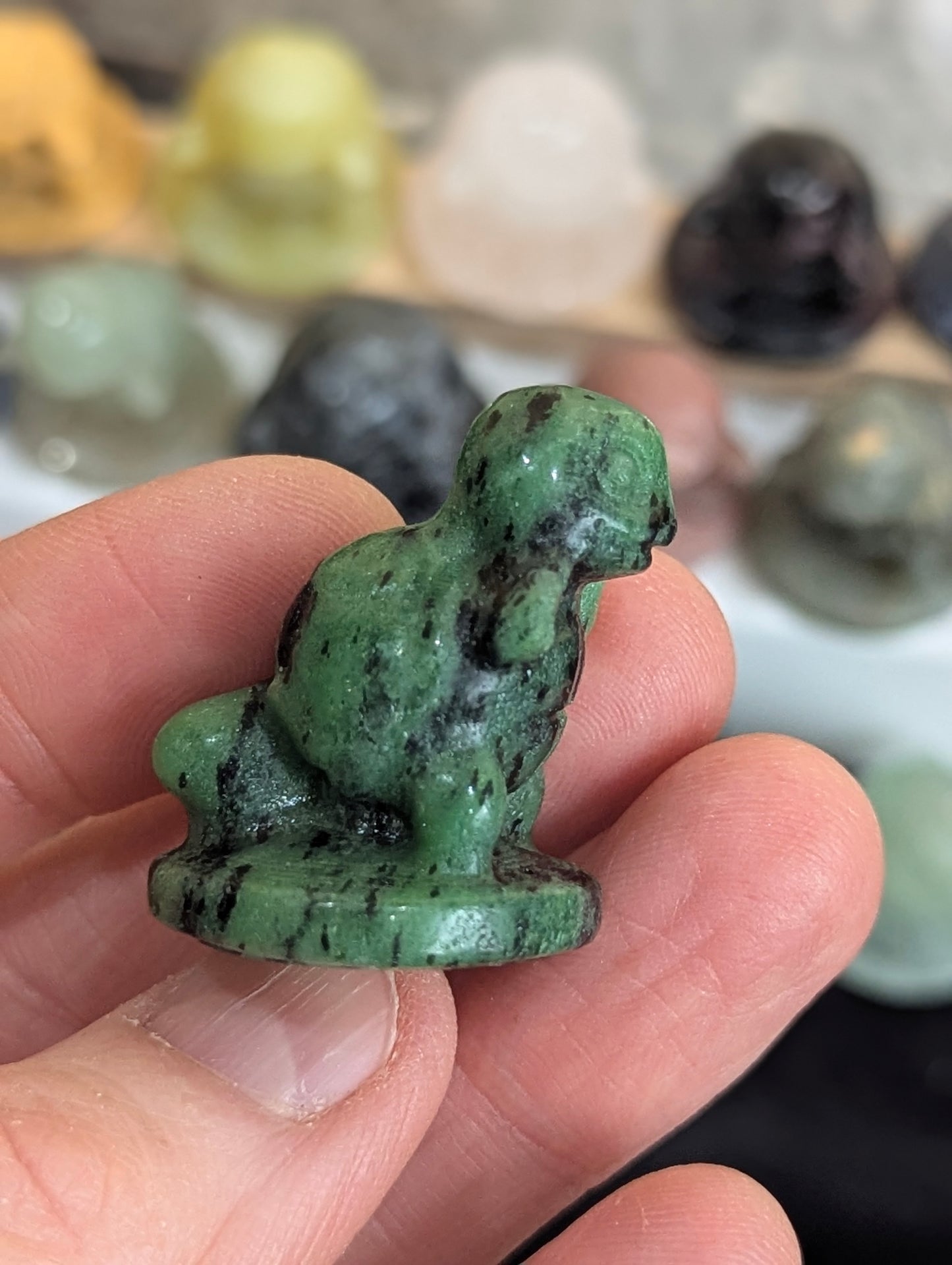 Totem de Squirtle minuscule en minéral - 2,5 cm