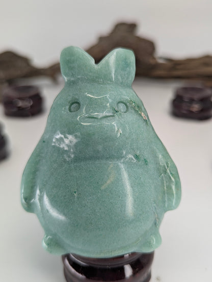 Hand-Carved Mineral Totoro – "Choose Your Spirit" Collector Series