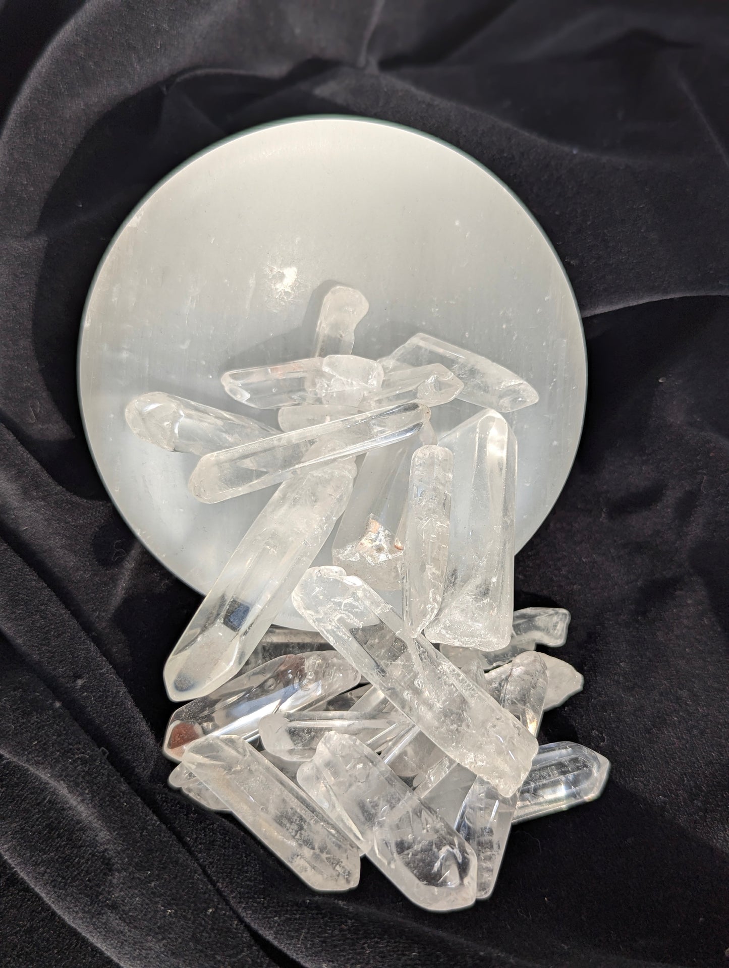 Polished Clear Quartz Points | Amplification, Clarity, Alignment | ~ 25g, 2-3 Quartz Points