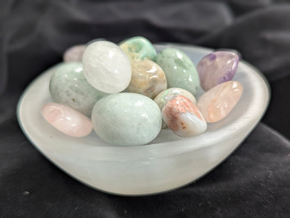 Luminous Selenite Charging & Cleansing Dishes &  Bowls