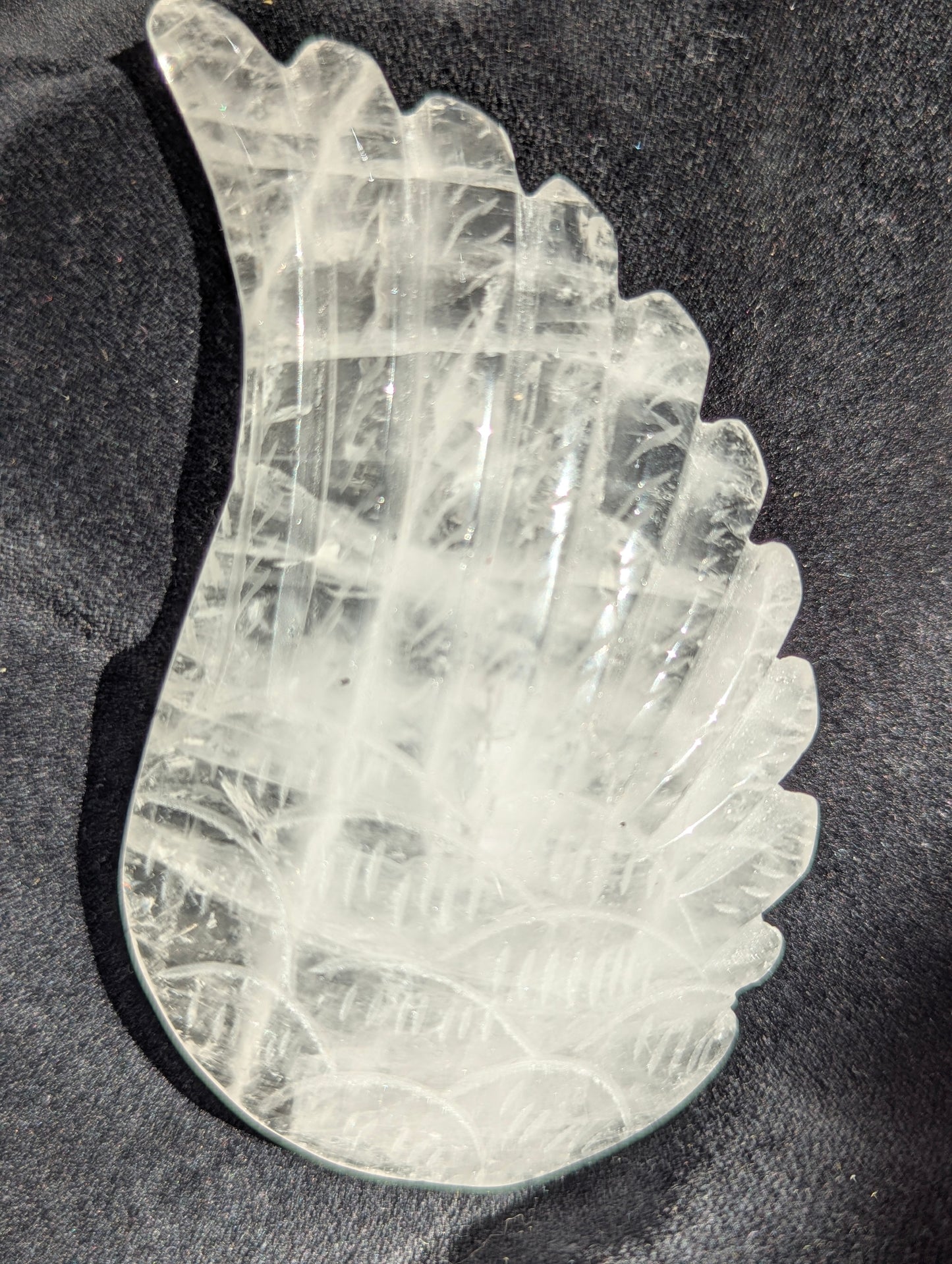 Guardian Angel Crystal Wing Silhouette