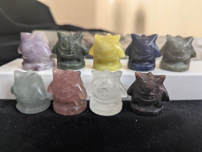 Tiny Gengar Mineral Totem ~ 1"