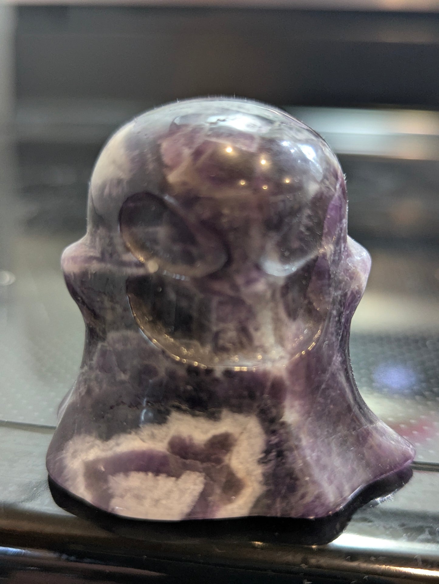 Crystal Ghost Carvings – Mahogany Jasper & Ruby in Zoisite