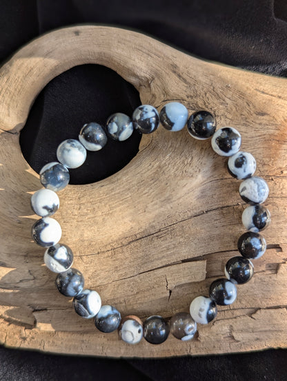 Orca Agate Bracelet — 6mm & 8mm