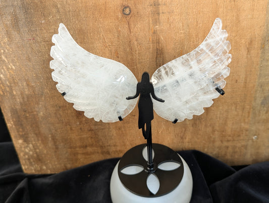 Guardian Angel Crystal Wing Silhouette