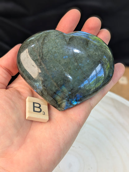 Labradorite Hearts