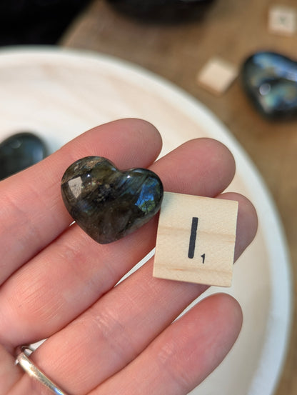 Labradorite Hearts