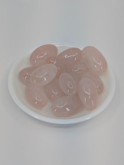 Rose Quartz tumbled stones AAA grade – main product image