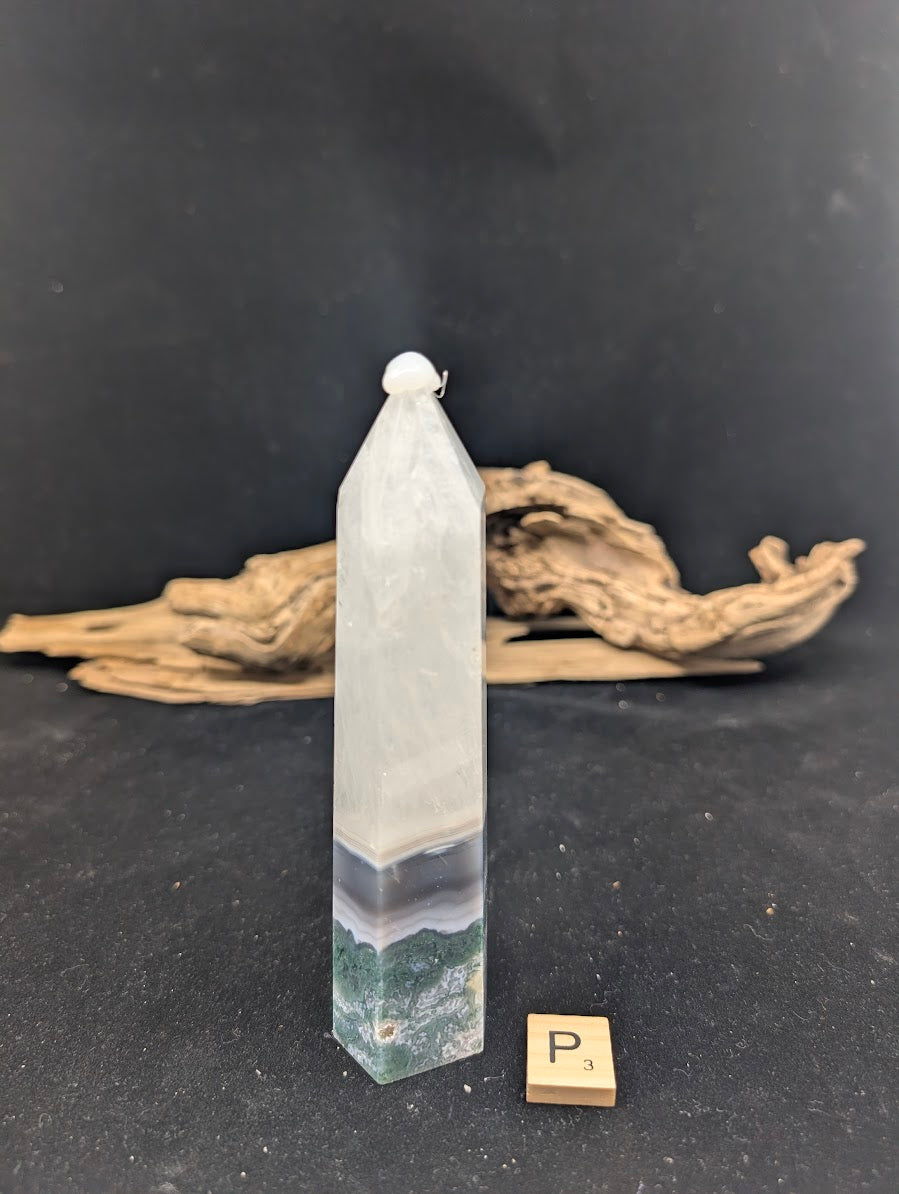 Back view of Variant P showing the translucent snow-cap.