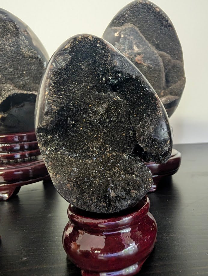 Septarian Dragon Eggs – Sparkling Calcite & Aragonite Geodes - Legacy Crystals and Minerals
