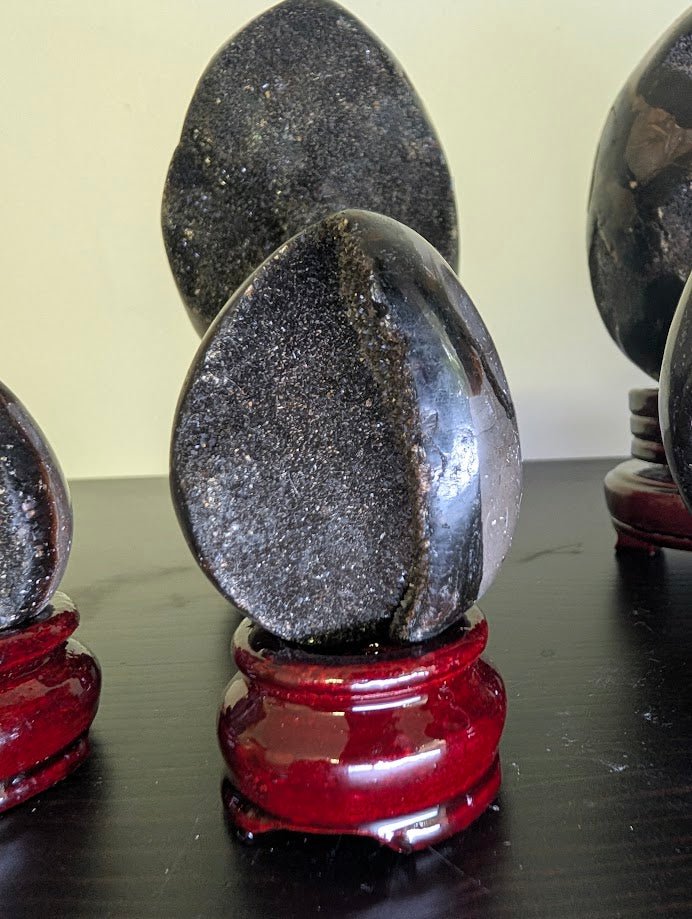 Septarian Dragon Eggs – Sparkling Calcite & Aragonite Geodes - Legacy Crystals and Minerals