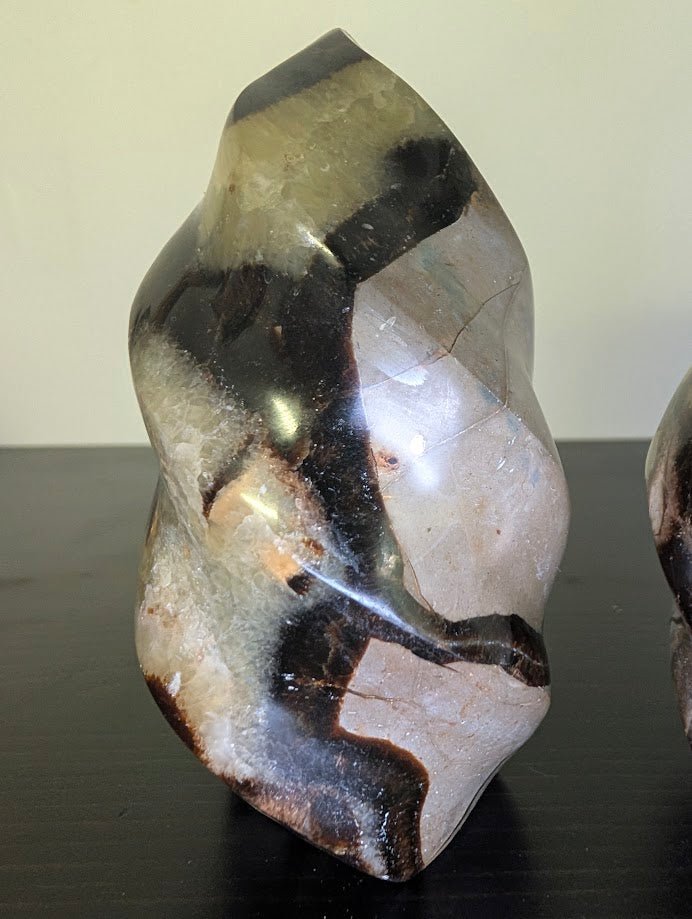 Septarian "Dragon Stone" Nodule Flame Carving – Madagascar - Legacy Crystals and Minerals