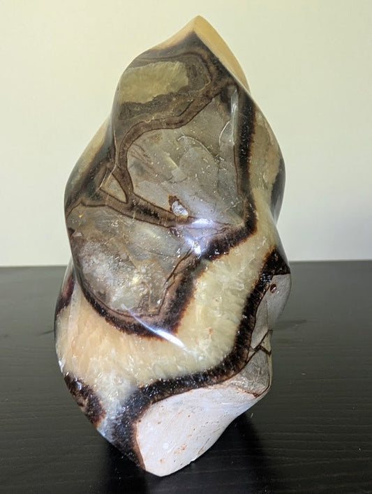 Septarian "Dragon Stone" Nodule Flame Carving – Madagascar - Legacy Crystals and Minerals