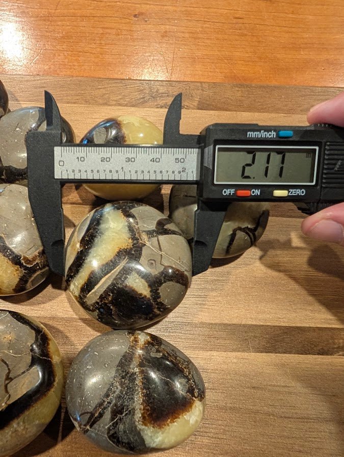 Septarian "Dragon Stone" Palm Stones – Madagascar - Legacy Crystals and Minerals
