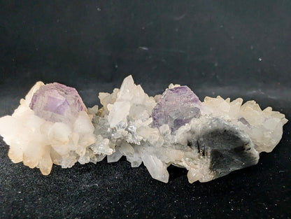 Shangbao Fluorite with Quartz – UV Reactive Collector’s Specimen - Legacy Crystals and Minerals