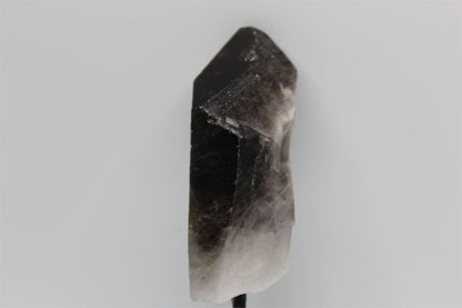 Smoky Quartz Crystal on Metal Stand – Garden/Phantom Inclusions, Brazil - Legacy Crystals and Minerals