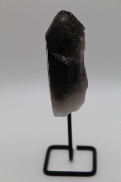 Smoky Quartz Crystal on Metal Stand – Garden/Phantom Inclusions, Brazil - Legacy Crystals and Minerals