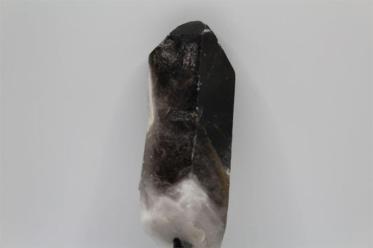 Smoky Quartz Crystal on Metal Stand – Garden/Phantom Inclusions, Brazil - Legacy Crystals and Minerals