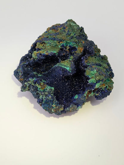 Sparkling Azurite and Malachite Vug - 3.5 x 3 x 2.5 Inches, Anhui Province - Legacy Crystals and Minerals