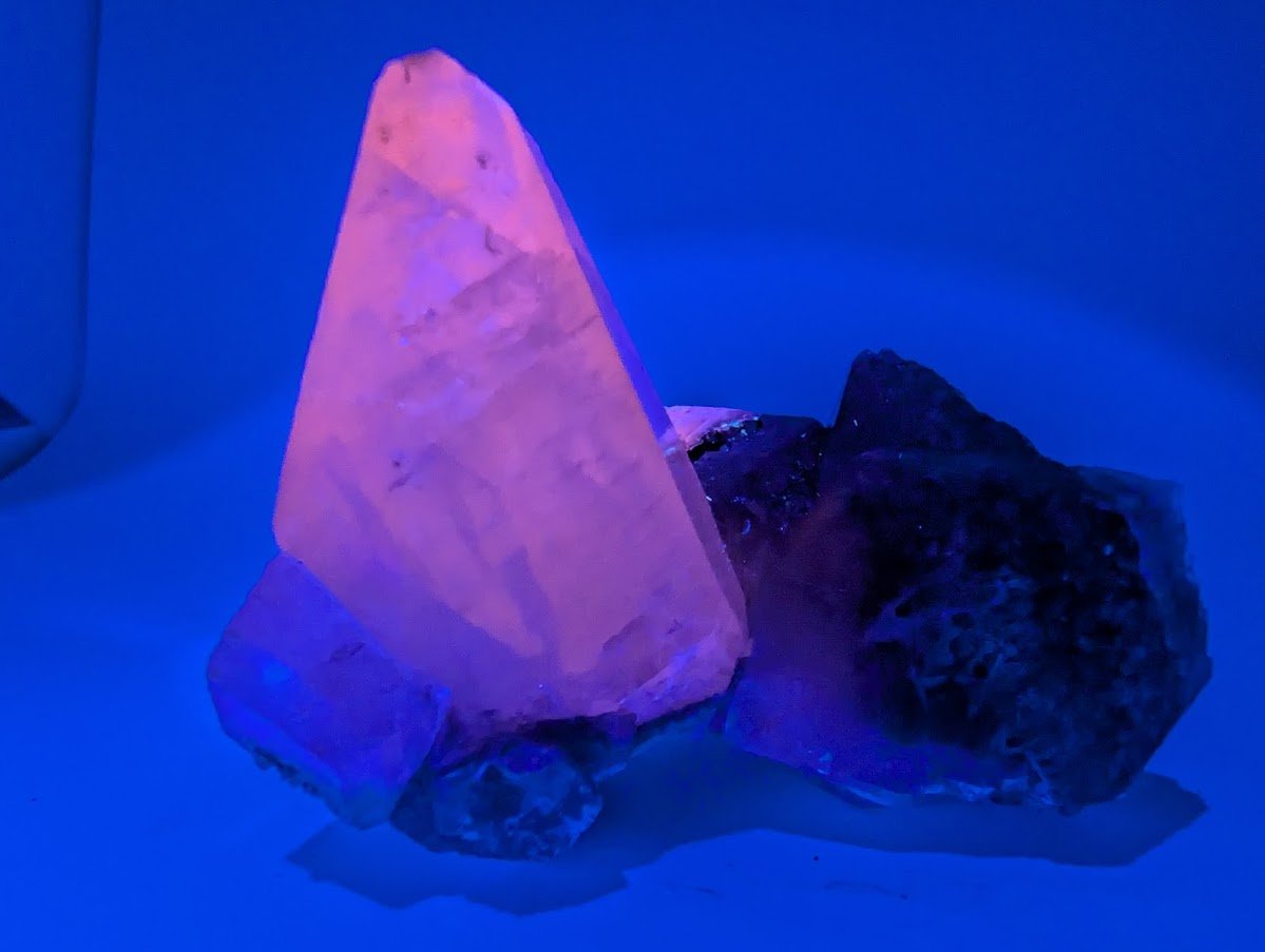 Striking Dogtooth Calcite with Dendritic Inclusions - Legacy Crystals and Minerals