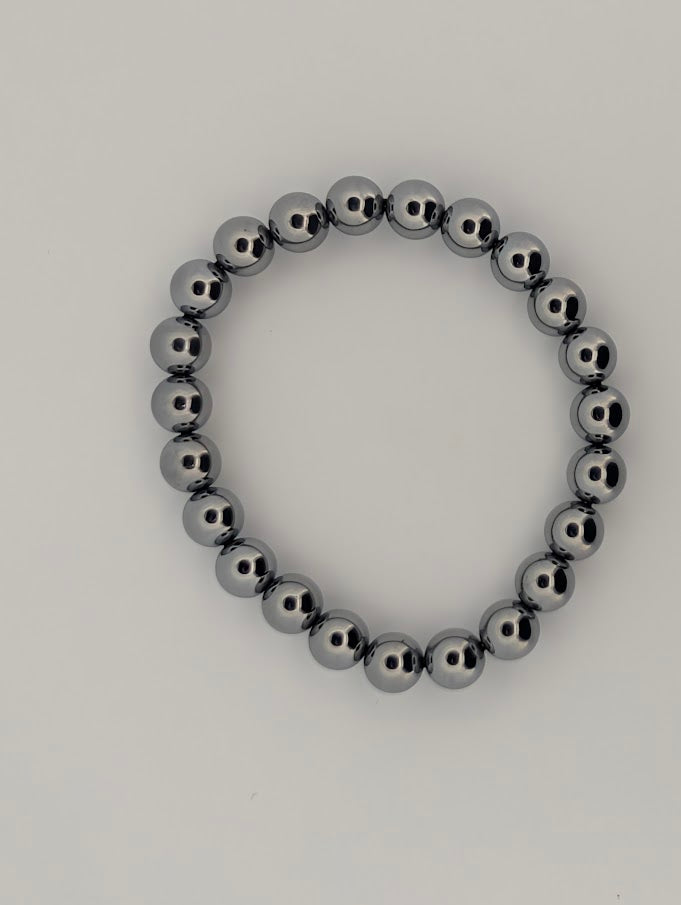 Top view of 8MM Terahertz bracelet in circular arrangement
