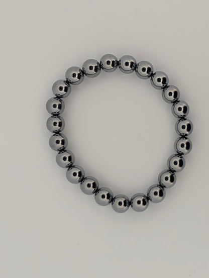 Top view of 8MM Terahertz bracelet in circular arrangement